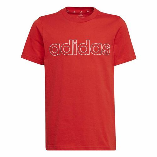 Børne Kortærmet T-shirt Adidas Essentials Rød 8-9 år
