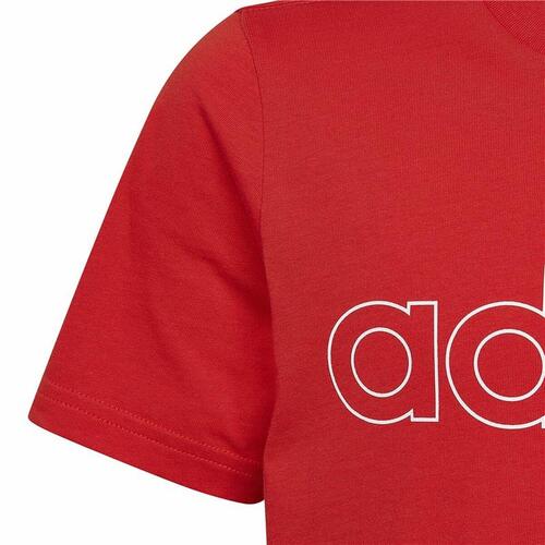 Børne Kortærmet T-shirt Adidas Essentials Rød 8-9 år