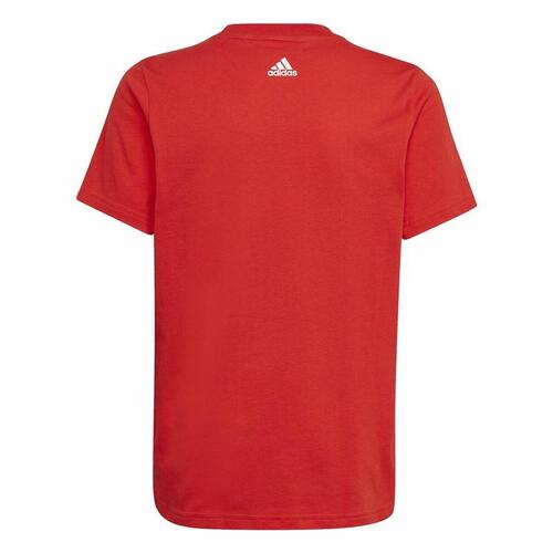 Børne Kortærmet T-shirt Adidas Essentials Rød 8-9 år