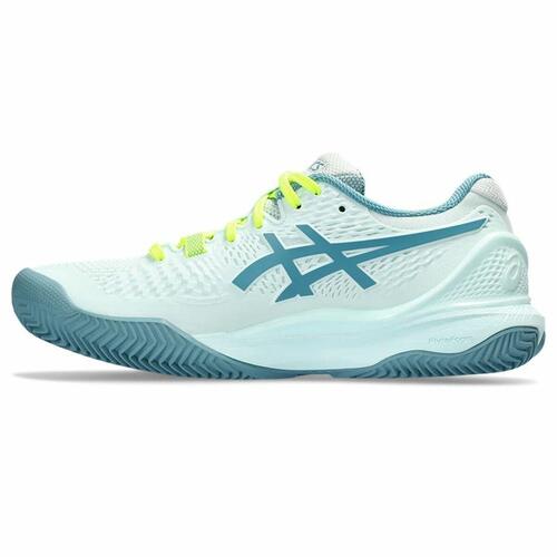 Tennissko til damer Asics Gel-Resolution 9 Clay Akvamarin 37