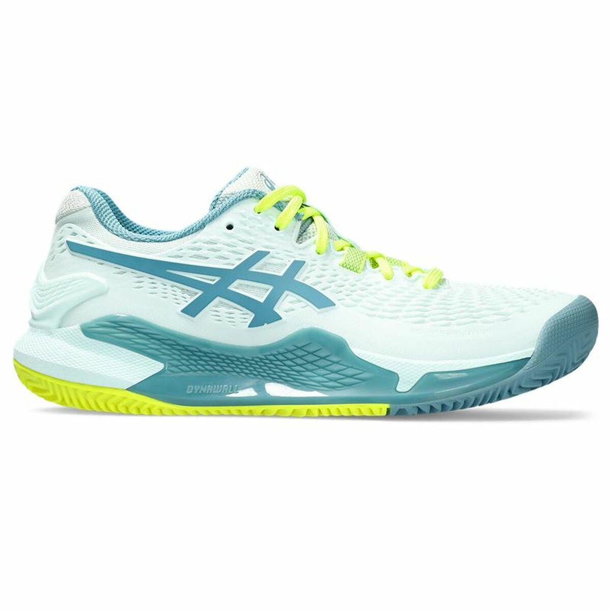 Tennissko til damer Asics Gel-Resolution 9 Clay Akvamarin 37.5