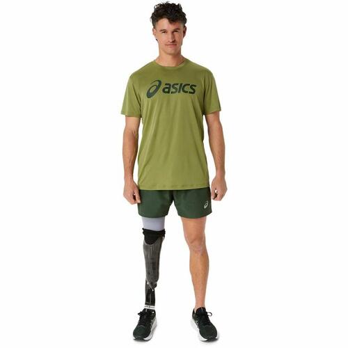 Kortærmet T-shirt til Mænd Asics Core Top Militærgrøn S