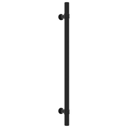 Skabshåndtag 20 stk. 224 mm rustfrit stål sort