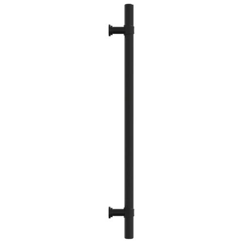 Skabshåndtag 20 stk. 224 mm rustfrit stål sort