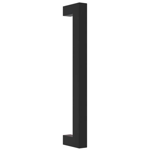 Skabshåndtag 20 stk. 160 mm rustfrit stål sort