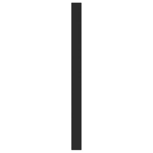 Skabshåndtag 20 stk. 160 mm rustfrit stål sort