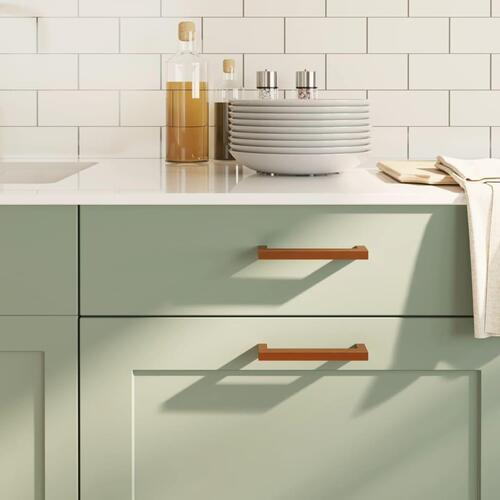 Skabshåndtag 20 stk. 128 mm rustfrit stål bronzefarvet