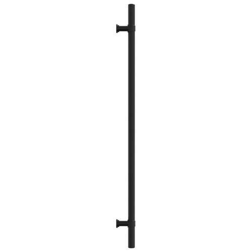 Skabshåndtag 10 stk. 320 mm rustfrit stål sort