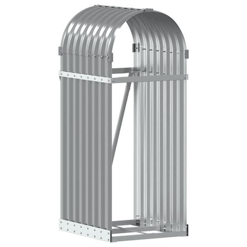 Brændestativ 40x45x100 cm galvaniseret stål lysegrå
