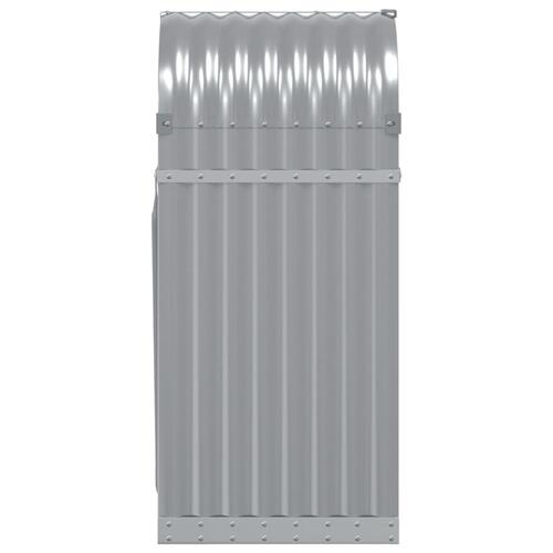 Brændestativ 40x45x100 cm galvaniseret stål lysegrå