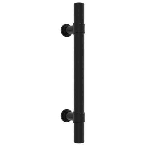 Skabshåndtag 20 stk. 96 mm rustfrit stål sort