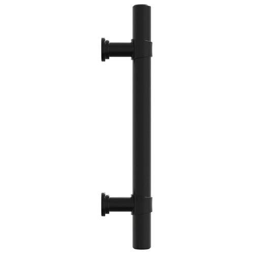Skabshåndtag 20 stk. 96 mm rustfrit stål sort