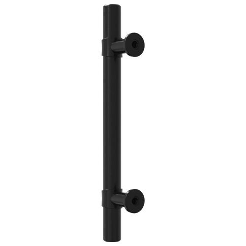 Skabshåndtag 20 stk. 96 mm rustfrit stål sort