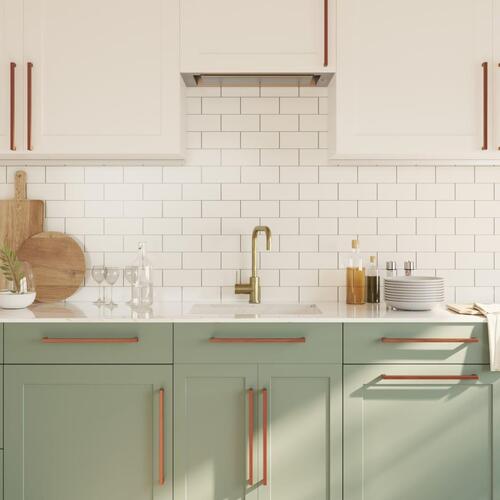 Skabshåndtag 20 stk. 320 mm rustfrit stål bronzefarvet
