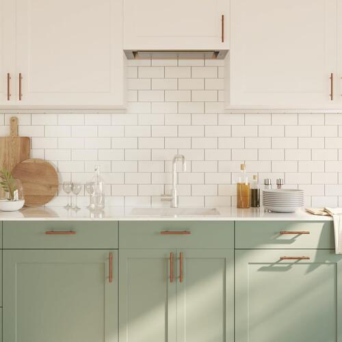 Skabshåndtag 20 stk. 96 mm rustfrit stål bronzefarvet