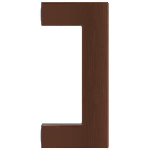 Skabshåndtag 20 stk. 64 mm rustfrit stål bronzefarvet