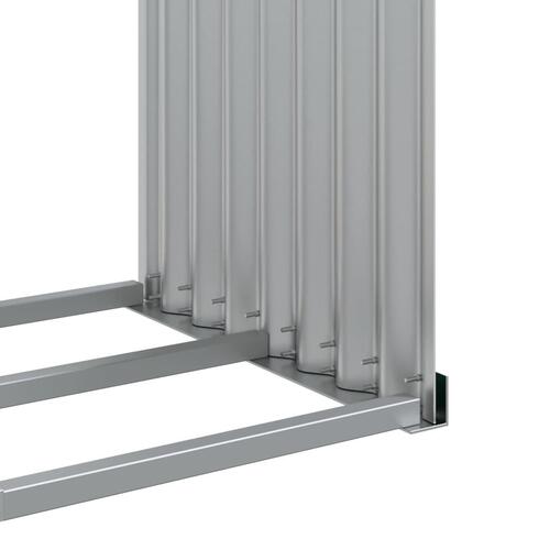 Brændestativ 120x45x100 cm galvaniseret stål grøn