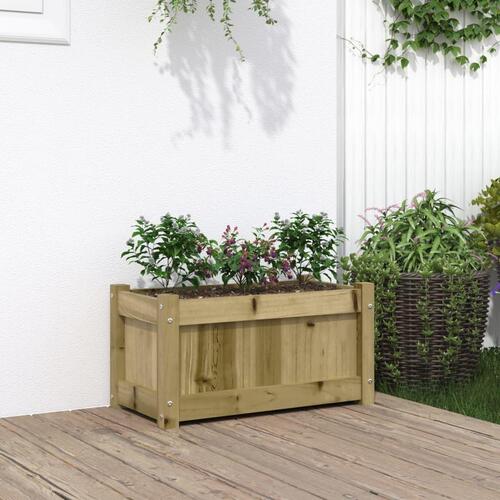 Plantekasse 60x31x31 cm imprægneret fyrretræ