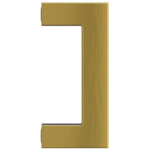 Skabshåndtag 20 stk. 64 mm rustfrit stål guldfarvet