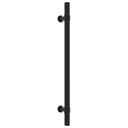 Skabshåndtag 20 stk. 192 mm rustfrit stål sort