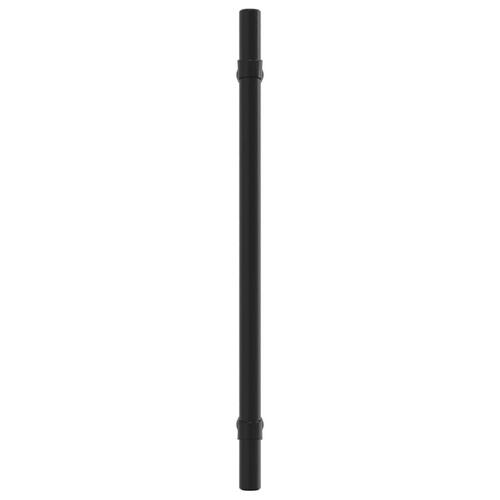 Skabshåndtag 20 stk. 192 mm rustfrit stål sort
