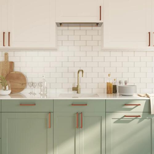 Skabshåndtag 20 stk. 160 mm rustfrit stål bronzefarvet