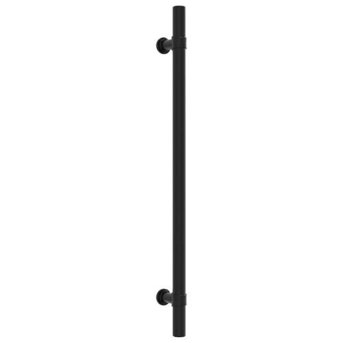 Skabshåndtag 10 stk. 224 mm rustfrit stål sort