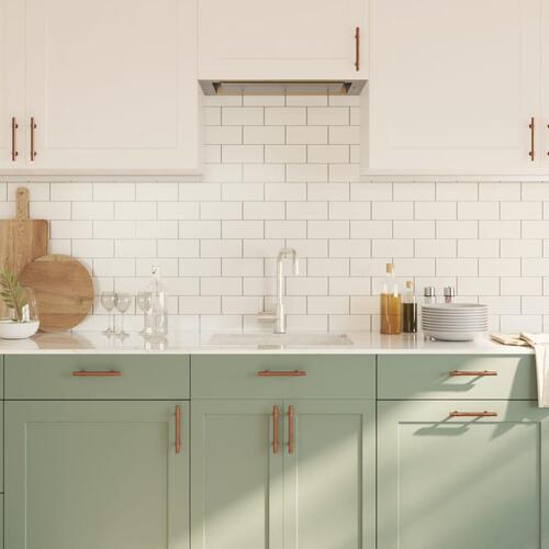 Skabshåndtag 20 stk. 96 mm rustfrit stål bronzefarvet