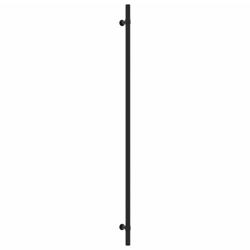 Skabshåndtag 20 stk. 480 mm rustfrit stål sort