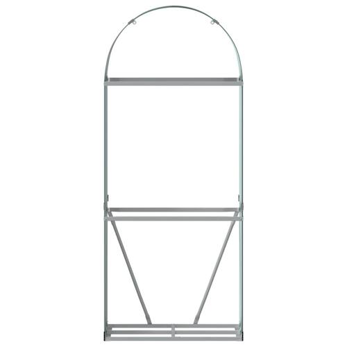 Brændestativ 80x45x190 cm galvaniseret stål grøn