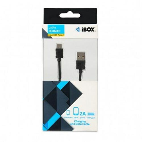 USB-C-kabel til USB Ibox IKUMTC Sort 1 m