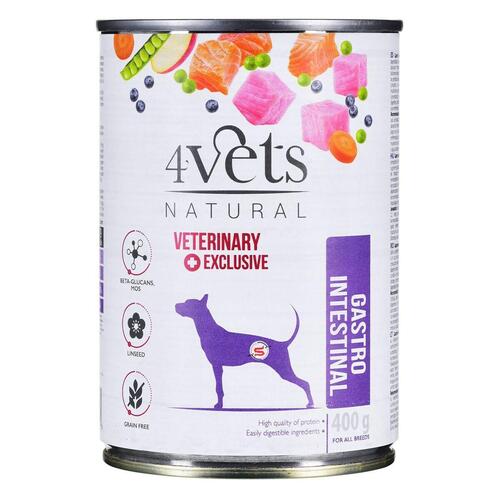 Våd mad 4VETS Voksne hunde Kalkun 400 g