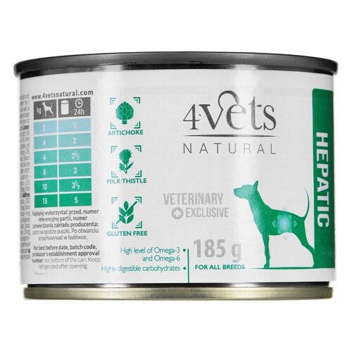 Våd mad 4VETS Voksne hunde Kalkun 185 g