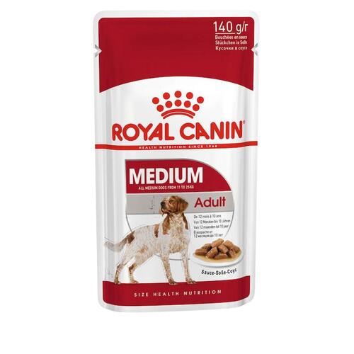 Våd mad Royal Canin Medium Adult 10 x 140 g