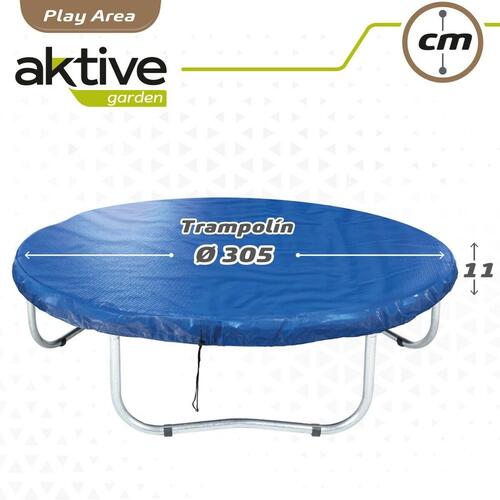 Beskyttende Presenning Aktive Trampolin Blå Ø 305 cm (6 enheder)