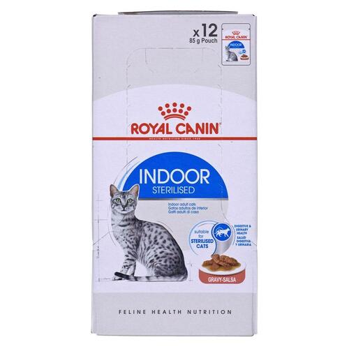 Kattemad Royal Canin Indoor Sterilized Kød 12 x 85 g