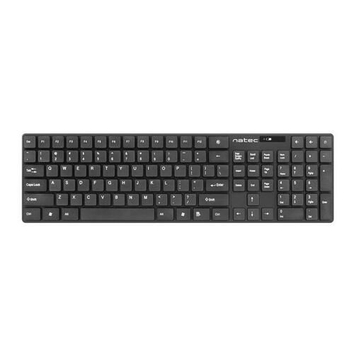 Tastatur og mus Natec Stingray Sort QWERTY Qwerty US