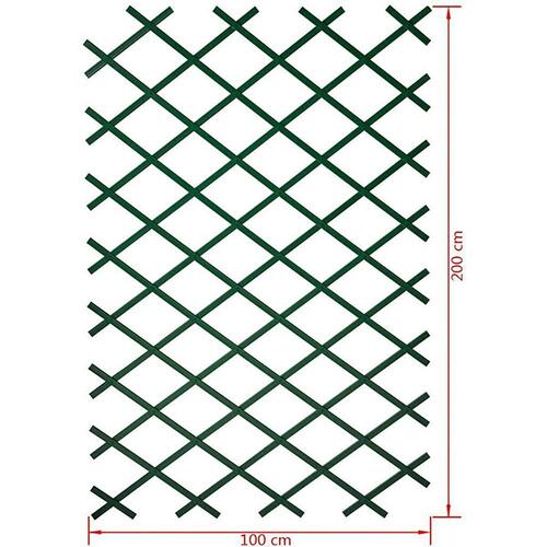 Gitter Deployment-lås Grøn Plastik 1 x 2 m