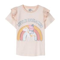 Børne Kortærmet T-shirt Peppa Pig Lyserød 3 år