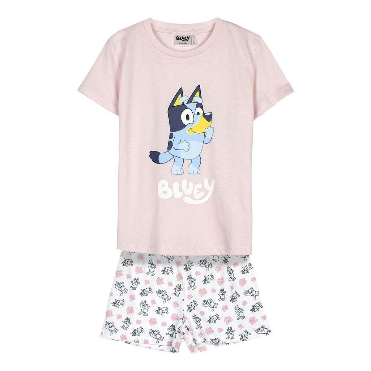 Nattøj Børns Bluey Pink 4 år