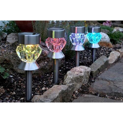 Sæt med solcelle-havelys Smart Garden Krystal (4 enheder)