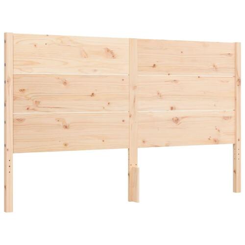 Sengeramme uden madras 160x200 cm massivt fyrretræ