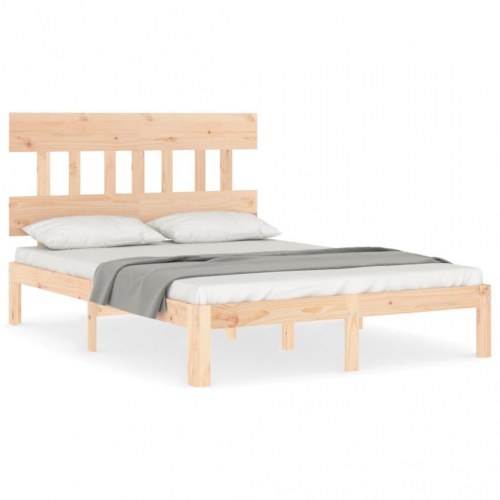 Sengeramme 140 x 190 cm i massivt fyrretræ