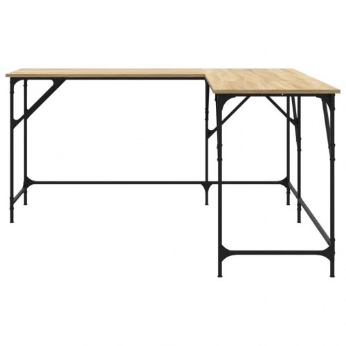 L-formet skrivebord 149 x 149 cm - sonoma-eg