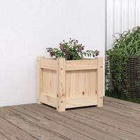 Plantekasse 31x31x31 cm massivt fyrretræ