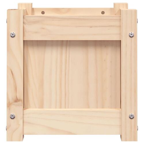 Plantekasse 31x31x31 cm massivt fyrretræ