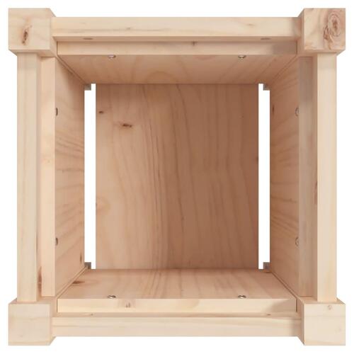 Plantekasse 31x31x31 cm massivt fyrretræ