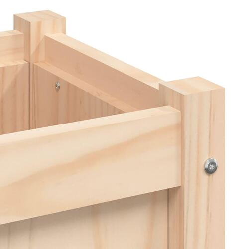 Plantekasse 31x31x31 cm massivt fyrretræ