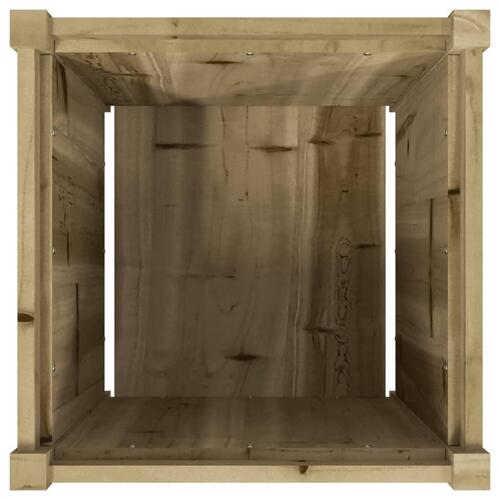 Plantekasse 50x50x50 cm imprægneret fyrretræ