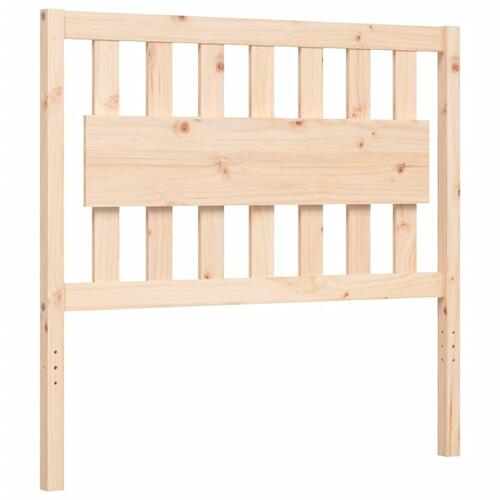 Sengeramme uden madras 100x200 cm massivt fyrretræ